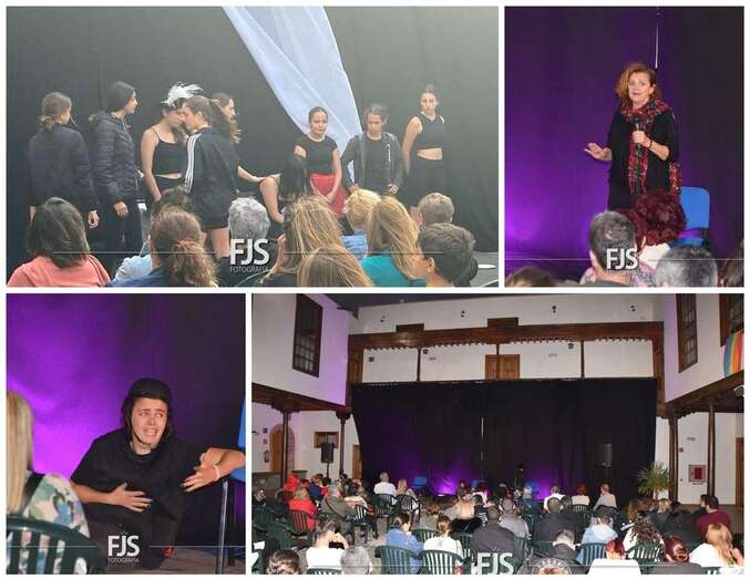 Collage de fotos de las representaciones de los alumnos/Francisco Javier Santana.